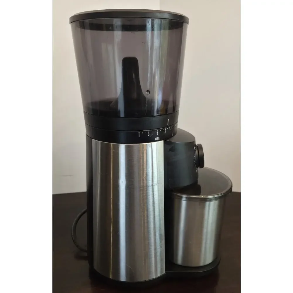 OXO Brew Conical Burr Coffee Grinder 16 oz Stainless Steel 8717000 Clean Tested